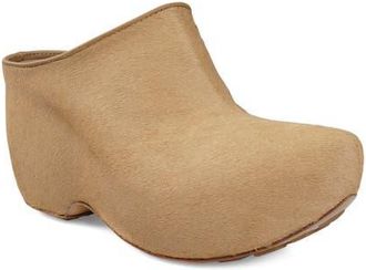 Zigi Soho Osmary Genuine Calf Hair Clog in Tanlt at Nordstrom, Size 11