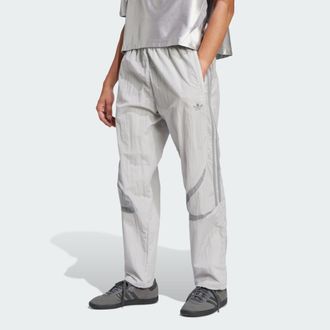 adidas Originals ADIDAS Originals Mens Adicolor 2000s Woven Track Pants - Light Grey Polyamide - Size X-Small