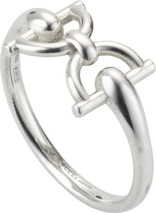 Gucci Staffa Ring - Dames - Ringen - Grijs - 53 MM - Accessoires
