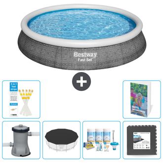 Bestway Piscina Bestway Fast Set Redonda - 396x84 Cm - 7-piezas S238