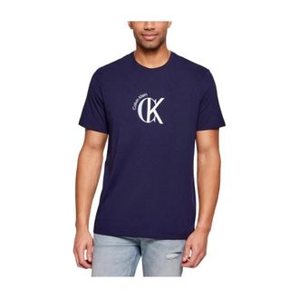 Calvin Klein Hombre, Camisetas, Azul, Talla: XL