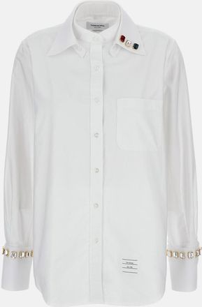 Thom Browne White Cotton Shirt