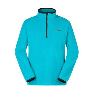 Picture Weavy 1/4 Grid Fleece Fleecepullover f&uuml;r Herren | t&uuml;rkis