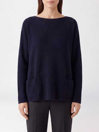 Daniela Gregis Crewneck Wool Jumper with Long Sleeves and Patch Pockets