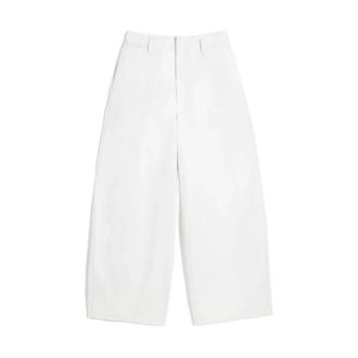 Christophe Lemaire Wide Trousers, female, White, Size: XS Large Chino