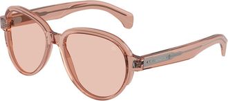 Moncler ME6005 SWANSPAN 300884 Mens Sunglasses Pink Size 57