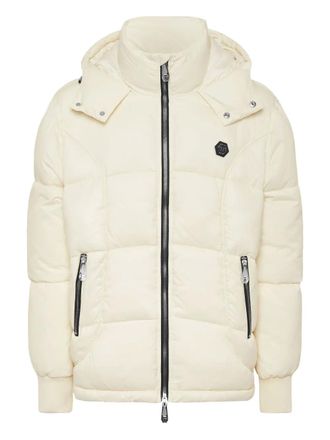 Philipp Plein Piumino con cappuccio - Toni neutri