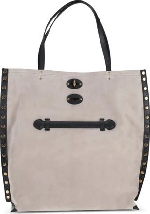 Zanellato Tote Bags, female, Gray, Size: ONE SIZE Aspasso Medium Tote Bag