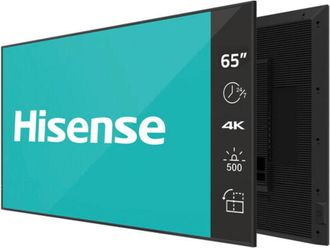 Hisense 65dm66d Pantalla De Se&ntilde;alizaci&oacute;n 165,1 Cm (65) Led Wifi 500 Cd / M&sup2; 4k Ultra Hd Negro Procesador Incorporado Android 11 24/7