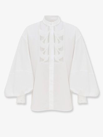 Zimmermann Camicia Luna Applique in cotone - ZIMMERMANN - gender_Woman