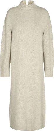 Minimum Elses Jurk - Dames - Kleedjes - Beige - XS - Kleedjes