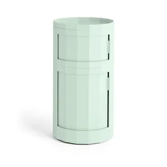 HAY Facet Cabinet 110 mit F&uuml;ssen und Rollen, soft mint