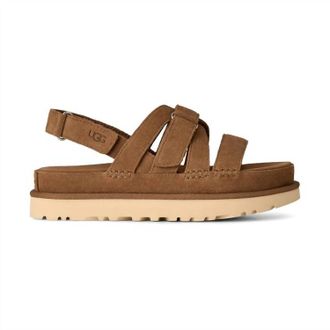 UGG Womens Goldenstar Gleam Sandal In Chestnut