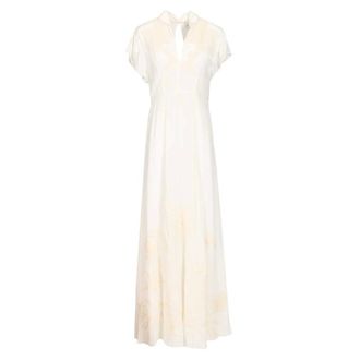 Forte_Forte Iris Velvet Dress - female - Forte Forte - Maxi Dresses - White - S - Dresses