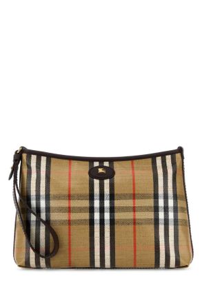 Burberry Printed Canvas Clutch