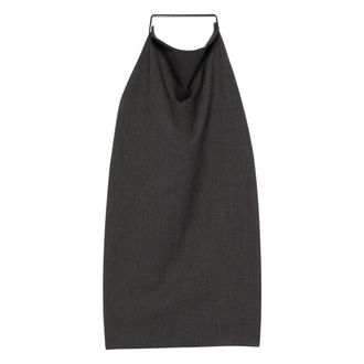 Federico Cina Tops, Dames, Grijs, S, Mouwloze Top