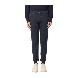 Dondup Stretch Cotton Regular Fit Jeans - male - Dondup - Slim Fit Jeans - Blue - W34 - Jeans