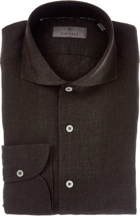 Canali Linen Dress Shirt