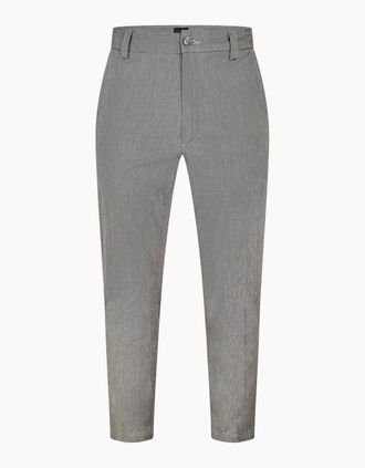HUGO BOSS Mens Mens C Kent Gw 10276586 01 Straight Leg Trousers - Silver - Size: 32W r