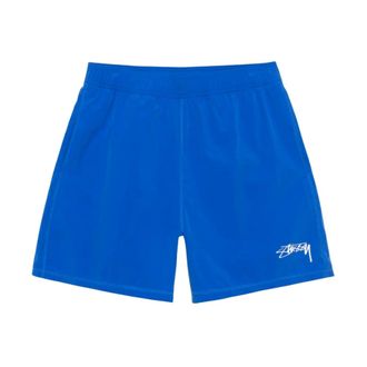 St&uuml;ssy Korte Broeken, Heren, Blauw, S, Nylon, Casual Shorts