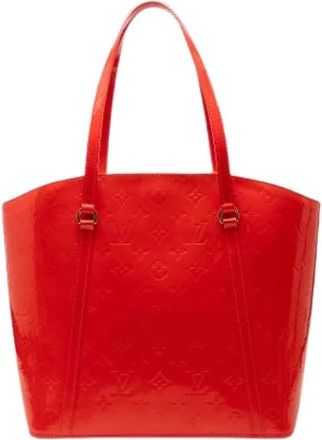 Louis Vuitton Pre-owned Avalon GM Tote - Dames - Vintage Shopper - Rood - ONE Size - Leer - Vintage