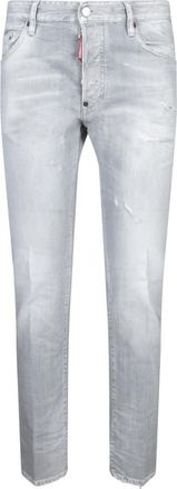 Dsquared2 Slim-fit Jeans - Heren - Slim Fit Jeans - Grijs - S - Katoen - Jeans