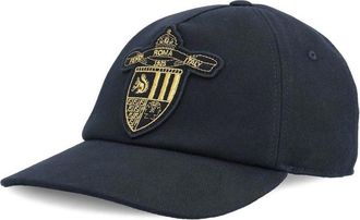 Fendi Crest Cotton Baseball Cap