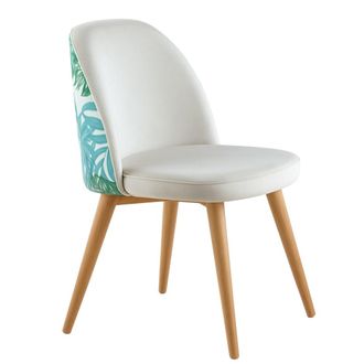 Colch&oacute;n Morfeo Silla de dise&ntilde;o elegante con patas c&oacute;nicas