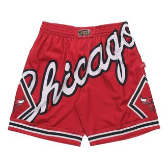 Mitchell & Ness x NBA Big Face 2.0 Shorts Chicago Bulls SHORBW19147-CBURED1