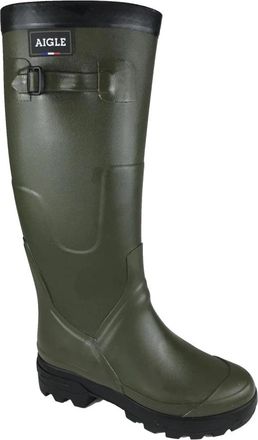 Aigle Buitenlaarzen voor brede kalveren - Dames - Regenlaarzen - Groen - 40 EU - Schoenen