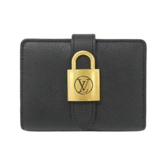 Louis Vuitton Pre-owned Bi-fold Portemonnee - Dames - Pre-owned - Zwart - Maat: ONE Size Leer