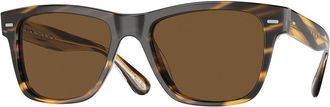 Oliver Peoples OV5393SU Oliver Sun Polarized 100357 Mens Sunglasses Brown Size 54