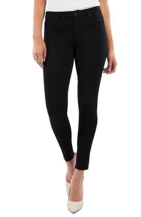 Kut from the Kloth Donna High Waist Ankle Skinny Jeans in Black at Nordstrom Rack, Size 6
