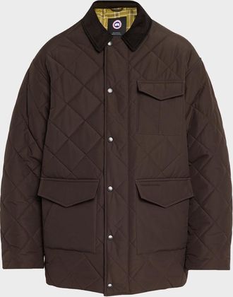 Canada Goose Men & apos;s Terra Water-Repellent Nylon Quilted Coat