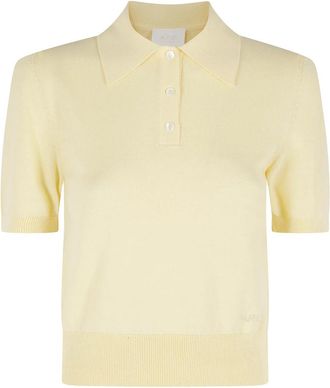 A.P.C. Polo - Dames - Ronde hals truien - Geel - S - Truien & Vesten