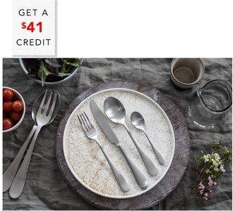 Mepra 20Pc Cutlery Set With $41 Credit