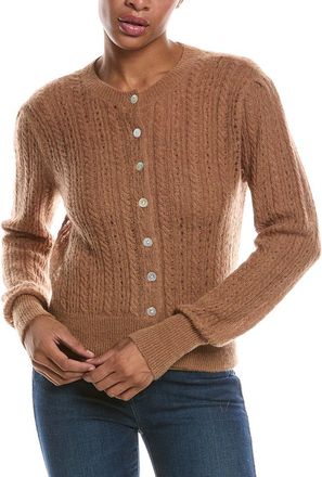 Madewell Pointelle Stitch Alpaca-Blend Cardigan