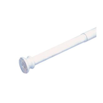 OEM Telaio Tenda Doccia Estensibile 110 X 200 Cm Bianco 6 Pezzi