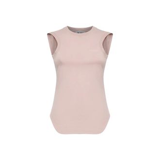 The Attico Sleeveless Tops, female, Pink, Size: S Tank Top
