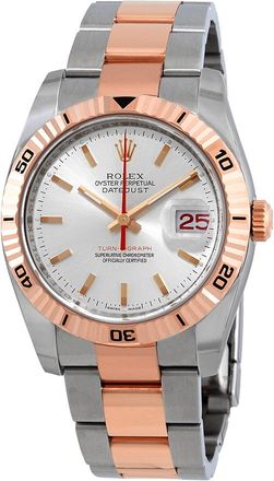 Rolex Pre-owned Rolex Datejust Silver Dial Mens Watch 116261-SSO