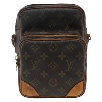 Louis Vuitton Pre-owned Cross Body Bags, unisex, Brown, Size: ONE SIZE Pre-owned Canvas Cross Body Bag