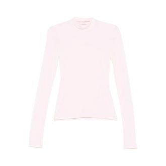 Jil Sander Long Sleeve Tops, female, Pink, Size: S J20041 J03Nh0033 678 Top