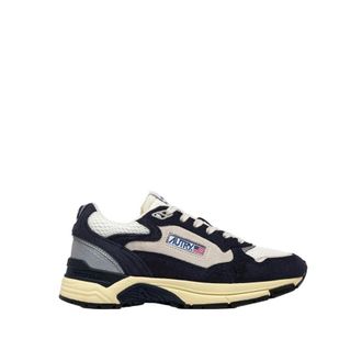 Autry Beige Veterschoenen met Logo - Heren - Sneakers - Blauw - 46 EU - Su&egrave;de - Schoenen