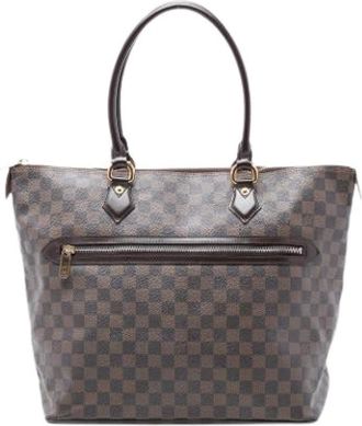 Louis Vuitton Pre-owned Tote Bags, female, Brown, Size: ONE SIZE Pre-owned Saleya GM Tote Bag