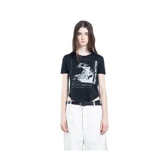 Ann Demeulemeester Hollow Sound Floor Micro T-Shirt
