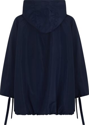Max Mara Waterproof Taffeta Raincoat - Navy