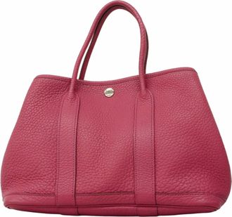 Herm&egrave;s Tosca Fjord Leather Tote Bag (Pre-Owned)