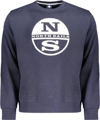 North Sails Heren, Sweatshirts & Hoodies, Blauw, Maat: XL