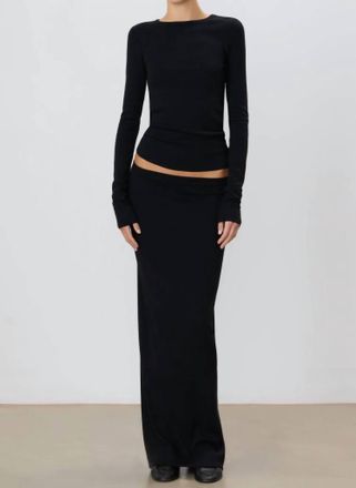 &Eacute;terne Emma Skirt In Black