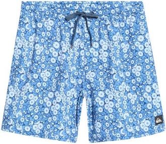 Quiksilver Mix Volley 17 Swim Trunks in Dark Denim at Nordstrom, Size Xx-Large